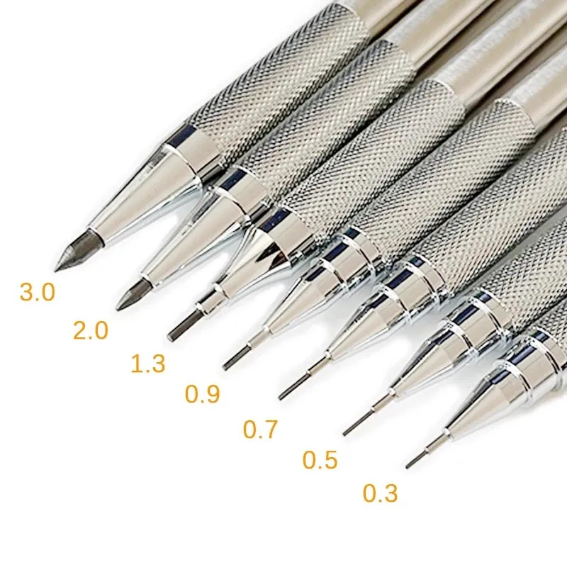 Mechanical Pencil 0.3 - Pensil Mekanik Logam Profesional untuk Sketsa