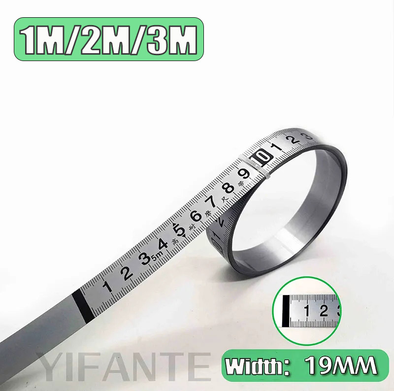 Tape Dispenser Weighted - Penggaris skala metrik bahan baja tahan