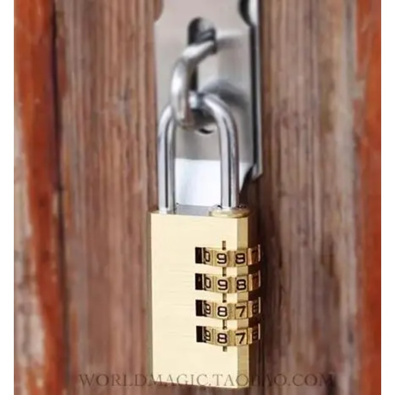 Letter Opener Brass - Nomor Pilihan Trik Sulap Induksi Kode