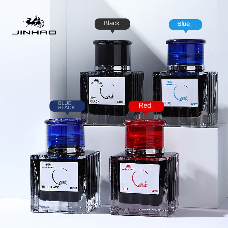 Fountain Pen Bottled Ink - JINHAO 100/50/30ml pulpen tinta isi ulang