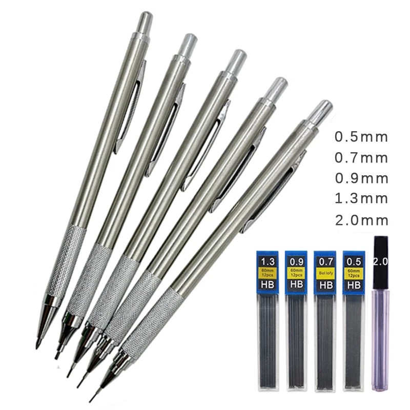 Pensil Mekanik Logam Profesion - Mechanical Pencil 0.3 ulasan dan harga