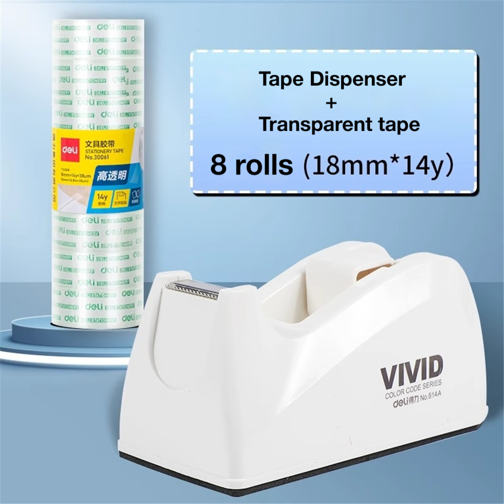 1-Pack Dispenser Pita Perekat  - Tape Dispenser Weighted ulasan dan harga