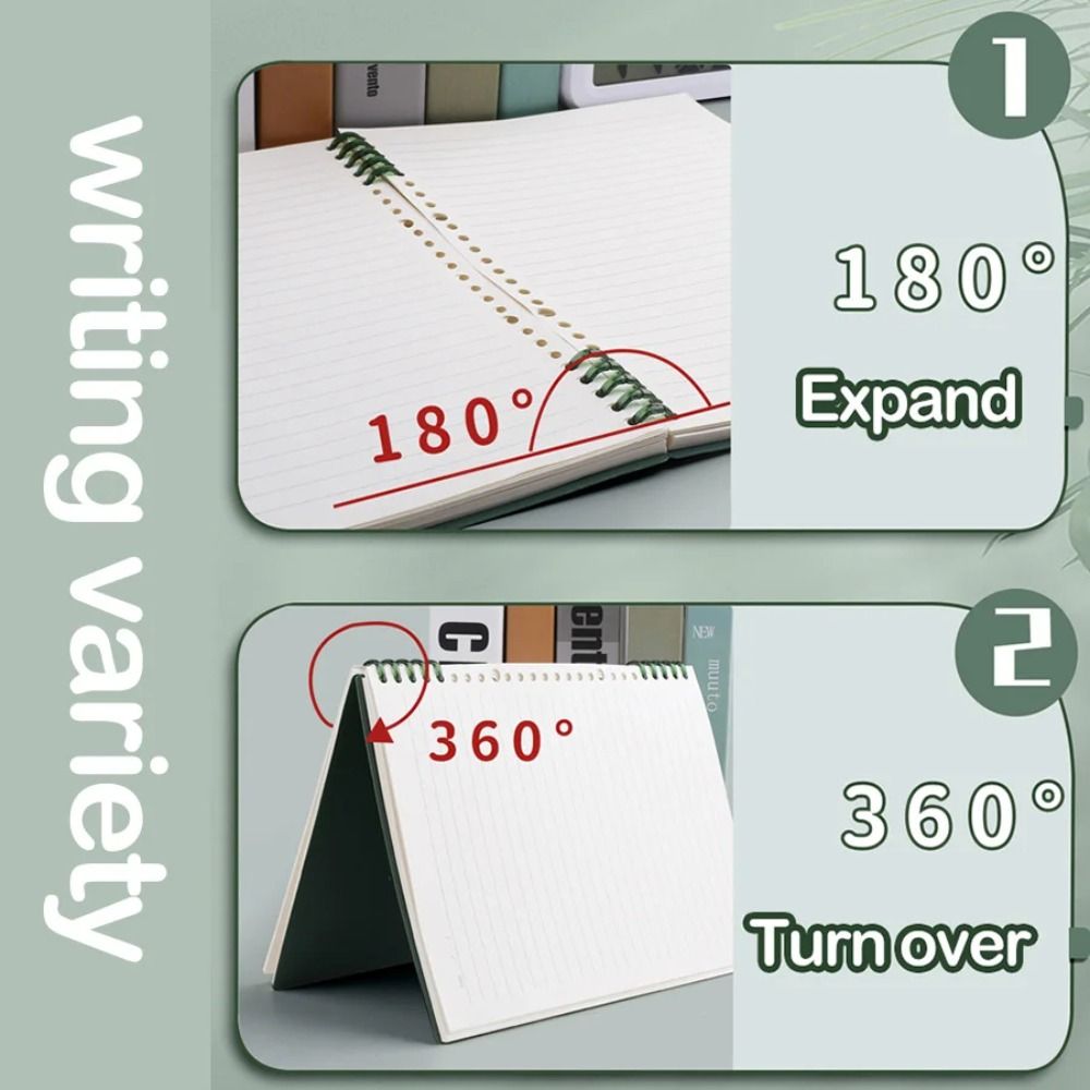 4Pcs Sampul Buku Loose-leaf PP - Binder A4 Lever ulasan dan harga