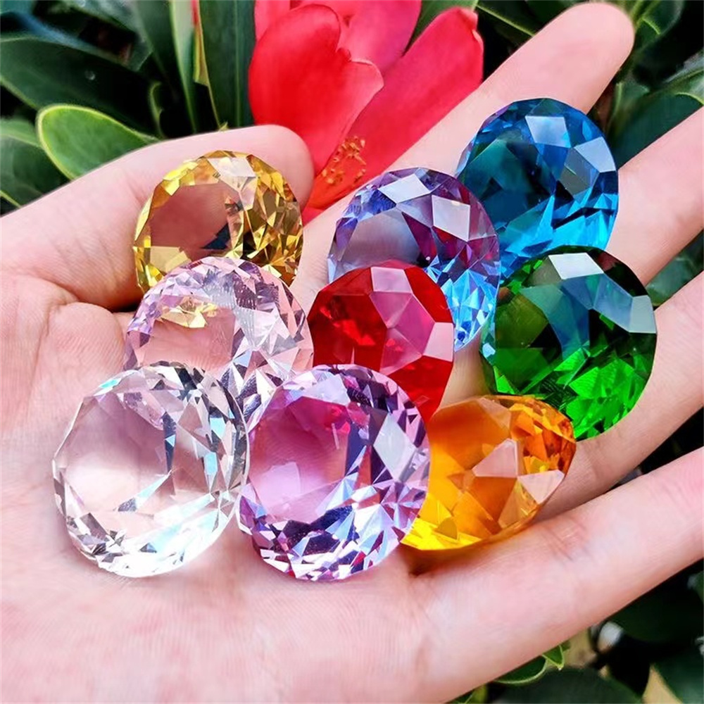 10 warna kristal berlian berbe - Paper Weight Crystal ulasan dan harga