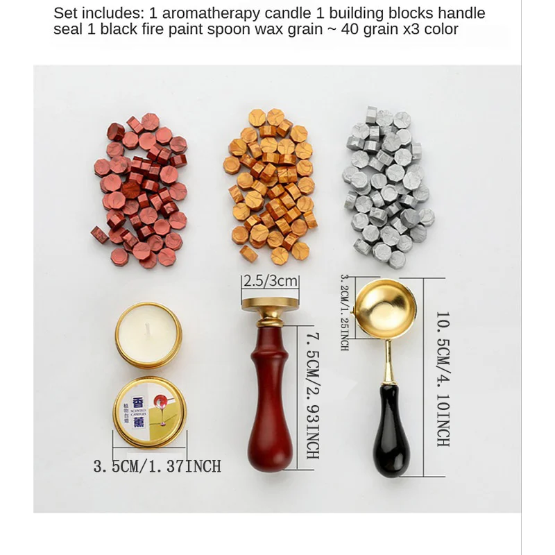 Kit kotak segel lilin stempel  - Wax Seal Stamp Set ulasan dan harga