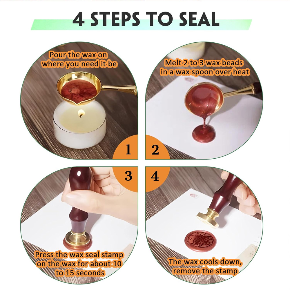 20 Buah/Set Set Stempel Segel  - Wax Seal Stamp Set ulasan dan harga