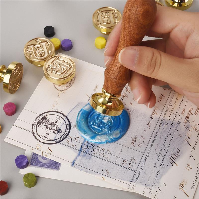 A-Z Vintage disegel lilin cap  - Wax Seal Stamp Set ulasan dan harga